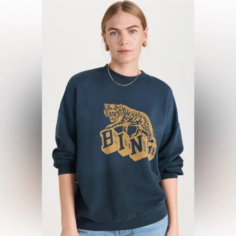 Anine Bing Harvey Retro Tiger Sweatshirt